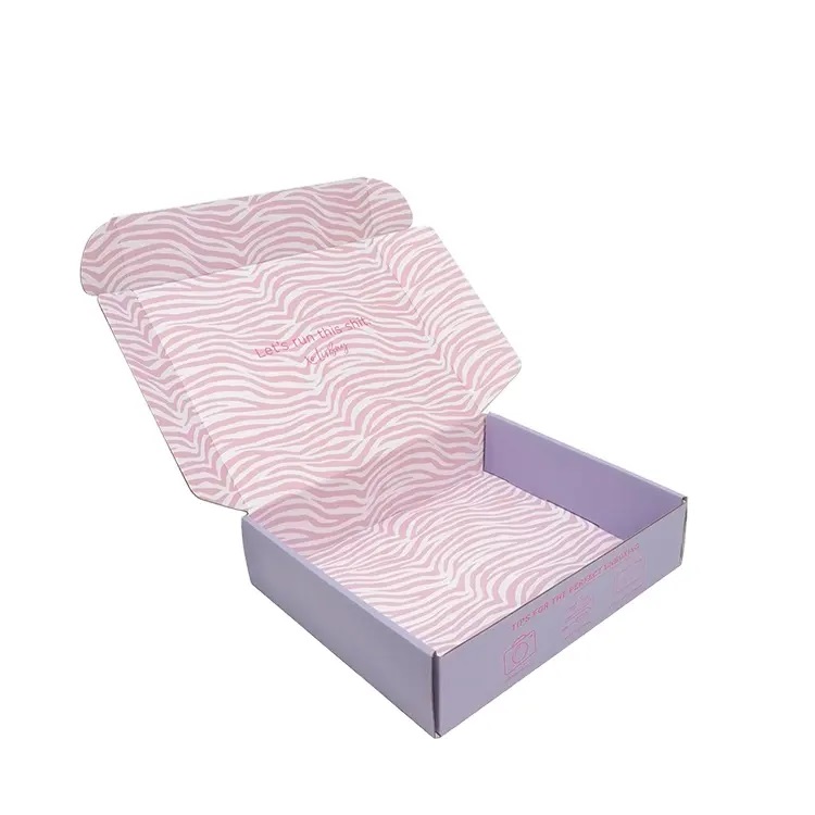 Apparel Underwear Shoes Mailer Box with Customized L*W*H cm and Recycled Materials