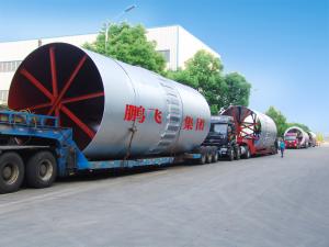 China 4 Supports 60TPH Cement Rotary Kiln Dryer For Copper Mining factory