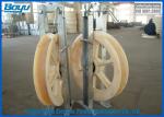 660x100 Single Wheel 20kN Rated Load Stringing Blocks Tackle Pulley Under 500mm2