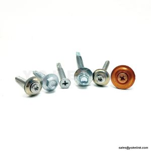 China Self Tapping Roofing Sheet Screws With EPDM Washer Seal factory