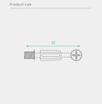 32mm Knockdown Furniture Minifix Connecting Bolts, Cabinet Connector For Panel