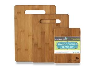 China Totally Bamboo Kitchen Supplies Mini Wood Cutting Board With Handle Antibacterial factory