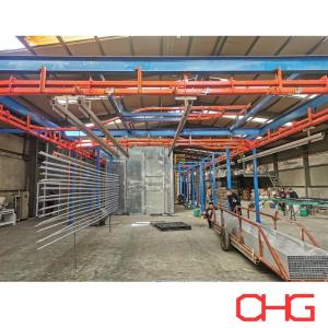 China Technical Data Customized Professional Powder Coating Production Line for Aluminum Profiles factory