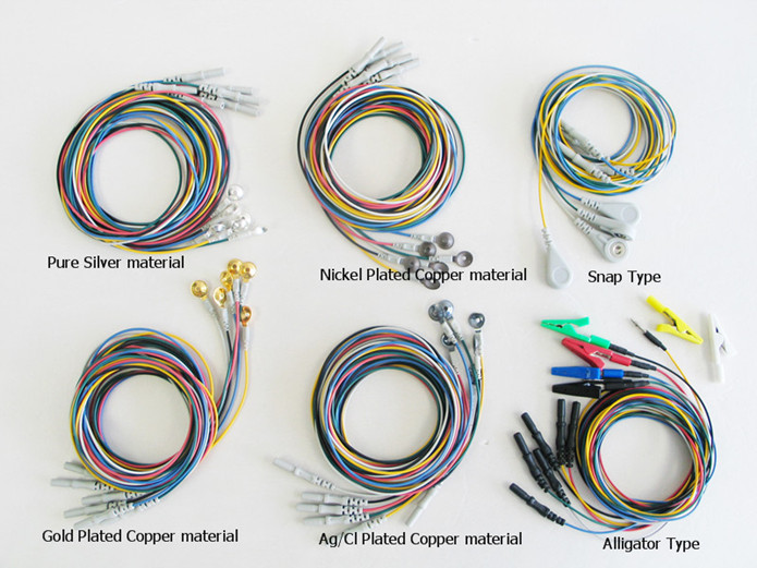 64 Channel EEG Electrode Cap For Wide QEEG 10 20 Electrode Placement System