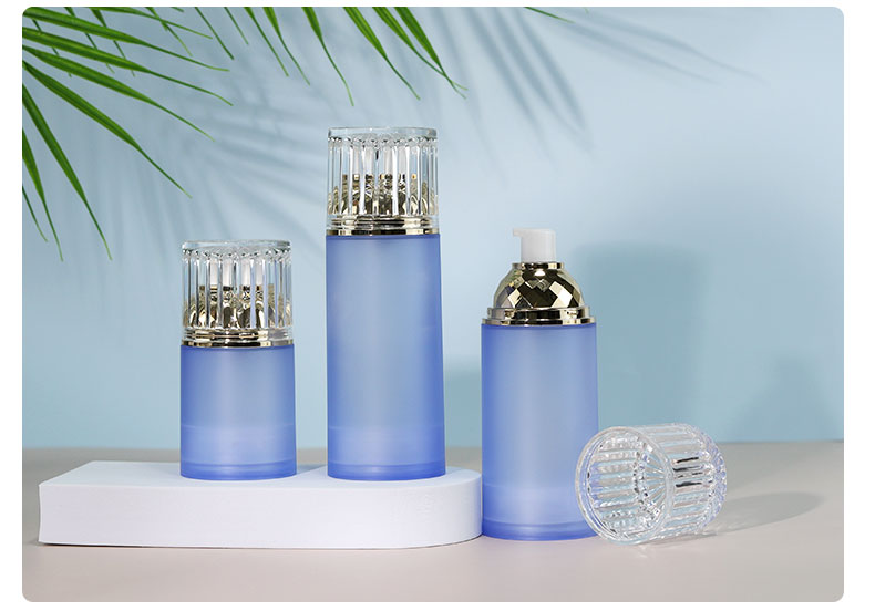 Customized Cosmetic Cream Bottles Portable Face Cream Bottles Transparent For Lotion Packaging