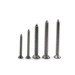 Stainless Steel Cross Head Concrete Screw M8 Flat Head Wood Self Tapping Screws