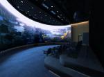 360 Degree Flight Curved Simulation Screens Floor Standing