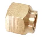 1/8" NPT Brass Pipe Fitting NPT Thread Cap Nut
