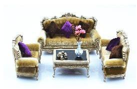 China European style model sofa-European scale sofa,model furnitures,architectural model stuffs factory