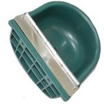 Impact Resistant Plastic Float Water Bowl With Stainless Steel Covering