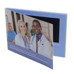 Rechargeable Recordable Video Greeting Card , 2W 8O Paper LCD Video Card