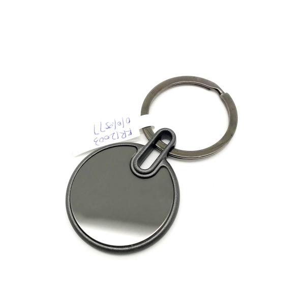Individual Polybag Metal Keychain Holder with Customized Logo for Business