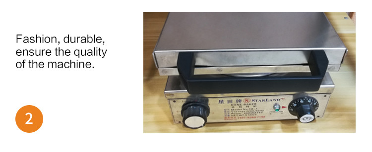 Electric CB-1 Cone Baker Rolled Sugar Cone Making Machine