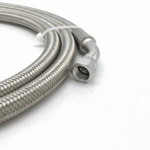 China Stainless Steel Braided 8AN 3/8&quot; Corrugated PTFE Hose factory
