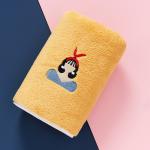 Microfiber Material Option Luxury Customize Logo Embroidery Hotel Bath Towel