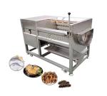 Industrial 500kg/h Potato Ginger Roller Washer Brush Peeling Machine Easy to