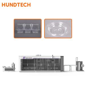 China High Speed PLC Thermoforming Packaging Machine Vacuum Mould 152kw Heating factory