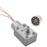 Micro Electric Dc Brushless Motor 300rpm 25w CCC With Worm Gear