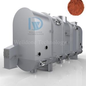China ZLG Continuous Vibrating Fluid Bed Dryer Machine For Sugar Food Salt Drying Machine factory