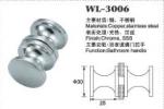 small door handle shower door knob shower door hardware WL-3006 Dia.30x25mm