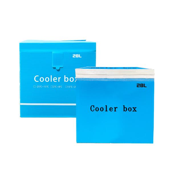 China 2-8C Temperature Range Cold Chain Box with Capacity of 4L/ 8L/ 12L/ 28L/ 56L/ 70L/ 97L/ 130L and CE Certification factory