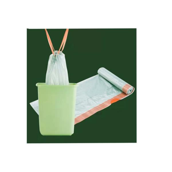 W 400 x L 450 mm Auto-closing Draw-string Can Liners Garbage Bags Easy-closing