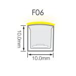 IP68 Rated 10x10mm Mini Size LED Neon Flex with Top View Design and Long