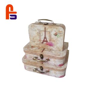 High Durability Cardboard Suitcase Box Recyclable Materials Without Pollution