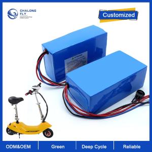 China LiFePO4 Lithium Battery OEM ODM 24V 36V 60V 72V Rechargeable 12AH 20AH 24AH Mobility Foldable Electric Scooter Battery factory