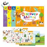 Reusable Sticker Books for Toddler Aged 2-4