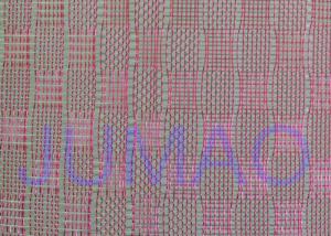 China Pink Color Metal Glass Laminated Wire Mesh Fabric For Decoration Design factory