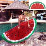 Adult Swimming Water Toy Half Watermelon Inflatable Float Summer Water Sport