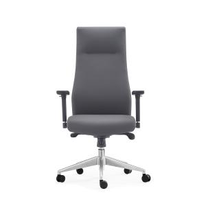 China Modern 3D PU Armrest Leather Office Swivel Chair For Manager CEO factory