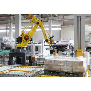 China Bag Pet Food Palletizer System Packaging Production Line Equipment factory