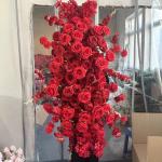 Wedding Decoration Supplies Custom Color Silk Wedding Floral Table Runner