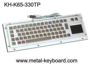 China Vandal proof industrial Computer Kiosk keyboard with Stainless steel panel mount on sale
