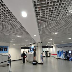 China Suspended 200x200mm Open Cell Ceiling Panels 40mm High PVDF Painting factory