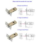 1KG Stainless Steel Door Lock Mortise Electronic Keyless Lock Body for Aluminum