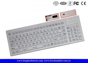 China Industrial Silicone Wireless Keyboard IP67 Compliance Built - In Touchpad on sale