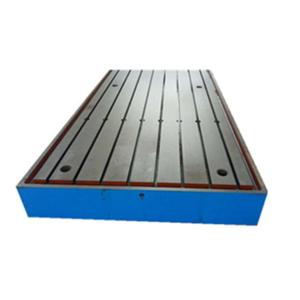 China Durable HT250 T Slot Base Plate Good Wear Resistance With Water Channel factory