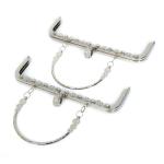 Rustproof Metal Rectangle Purse Frame Kiss Clasp Lock 20.5*5.5cm