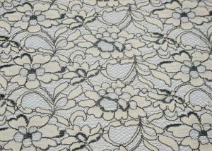 China Guipure Polyester Nylon Cord Lace Fabric Anti-Static , 150cm Width CY-LW0633 factory