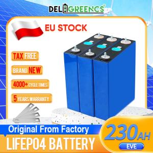 China EVE 3.2V 230Ah 200ah Poland Warehouse Stock Lithium ion Battery Cell For Home Solar factory
