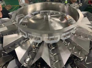 China 60 WPM 14 Head Multihead Screw Weigher Dimple Plate 2.5L SUS 304 factory
