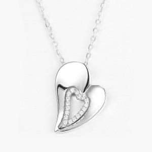 China Personalized Laser Engraved Silver Gemstone Pendant For Ladies factory