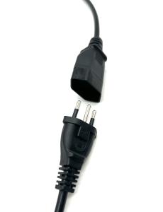 China Brazil Extension Cords Female Plug 3 Pin Prong 10A 250V Brazil Female Power Extension Cable factory