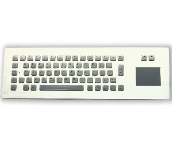 KIOSK IP65/IK07 Industrial PC Keyboard Stainless Steel With TouchPad waterproof
