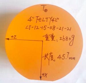 China 4 Inch Dia 100 Mm Lithium Tantalate Wafers LiTaO3 LiNbO3 Hexagonal Crystal Structure factory