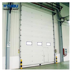 China Manual Hoist Odm Sectional Overhead Door 40cm/S factory