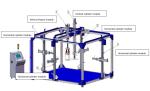 5 Air Cylinders PLC Control Furniture Testing Equipment, Table Furniture Testing